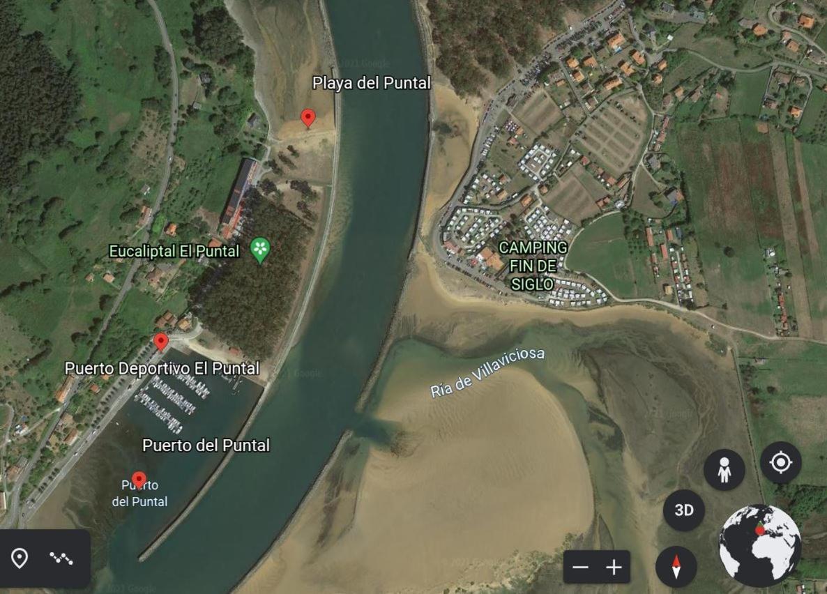 Playa Del Puntal Villaviciosa Asturias Lujo Primera Linea Playa 外观 照片