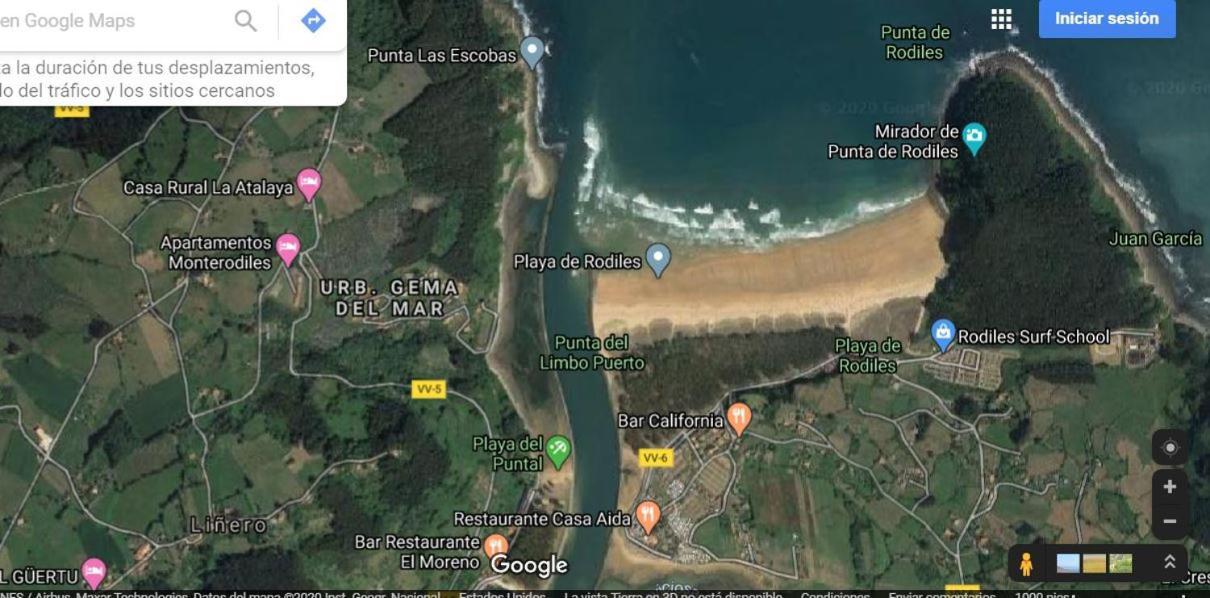 Playa Del Puntal Villaviciosa Asturias Lujo Primera Linea Playa 外观 照片