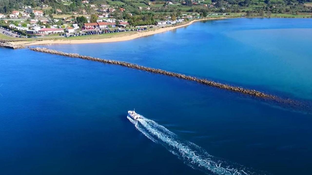 Playa Del Puntal Villaviciosa Asturias Lujo Primera Linea Playa 外观 照片