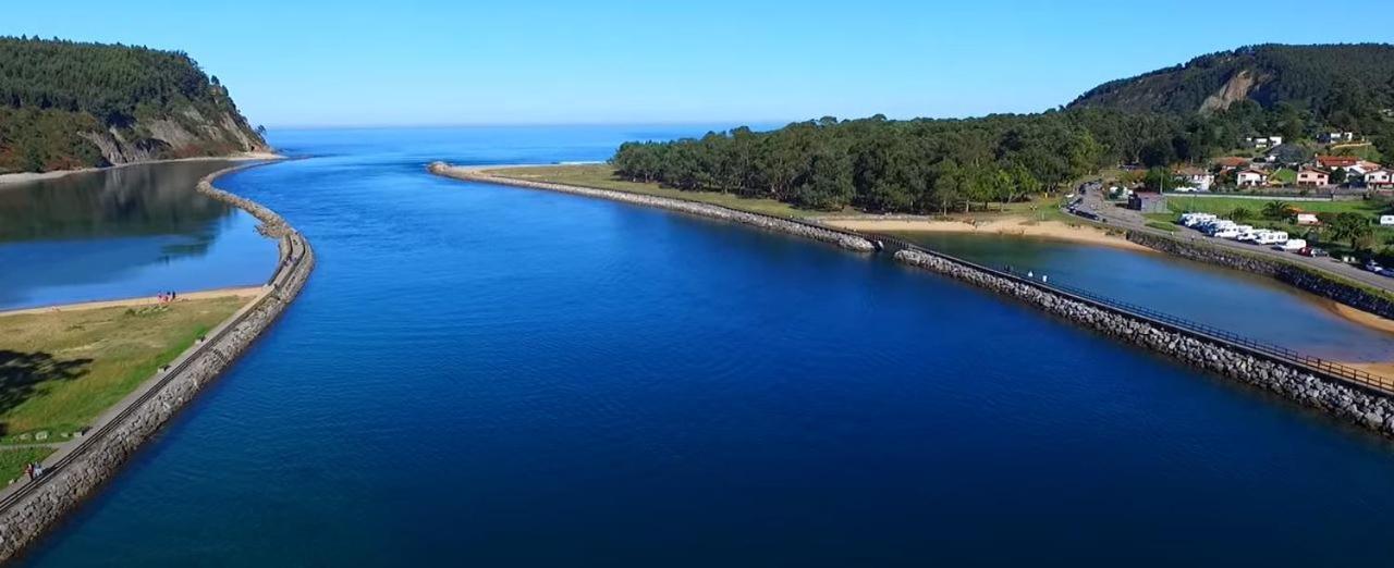Playa Del Puntal Villaviciosa Asturias Lujo Primera Linea Playa 外观 照片